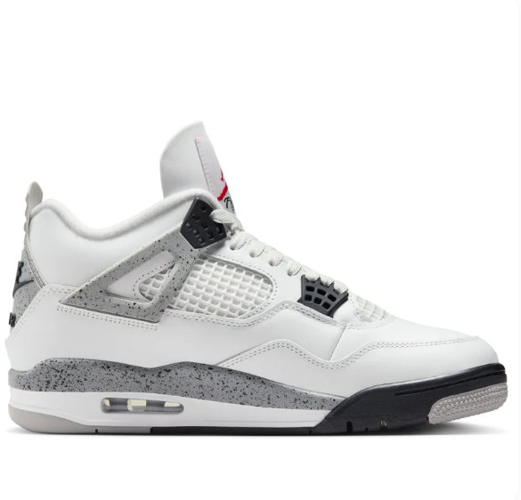 Air Jordan 4 Retro 'White Cement' 2025 FV5029-100 $170