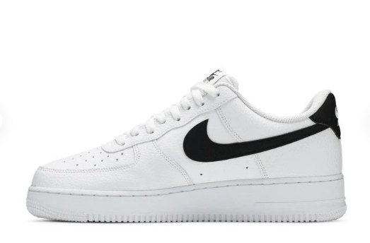 Nike Air Force 1 Low '07 'White/Black' (Pebbled Leather)