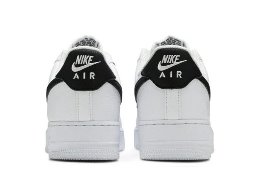 Nike Air Force 1 Low '07 'White/Black' (Pebbled Leather)